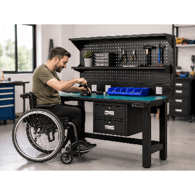Établi Industriel Électrique 300kg Antistatique ESD