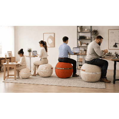 Ergosphere : Ballon Assise Active Design & Posture