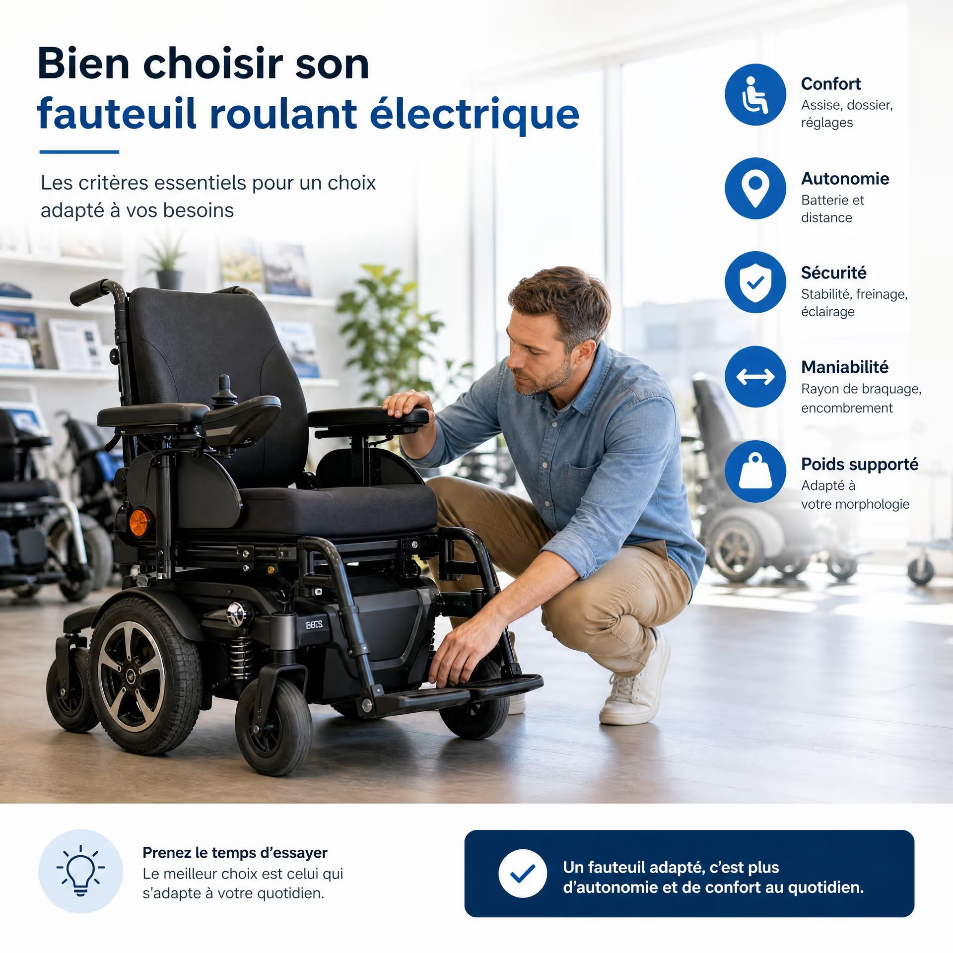 Fauteuil électrique : les erreurs à éviter pour bien choisir
