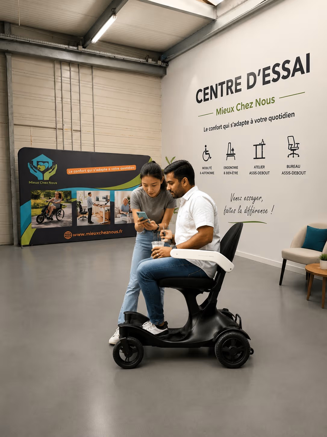 Mobilité à Amiens : Conseils, Essais et Accompagnement PMR | Mieux Chez Nous
