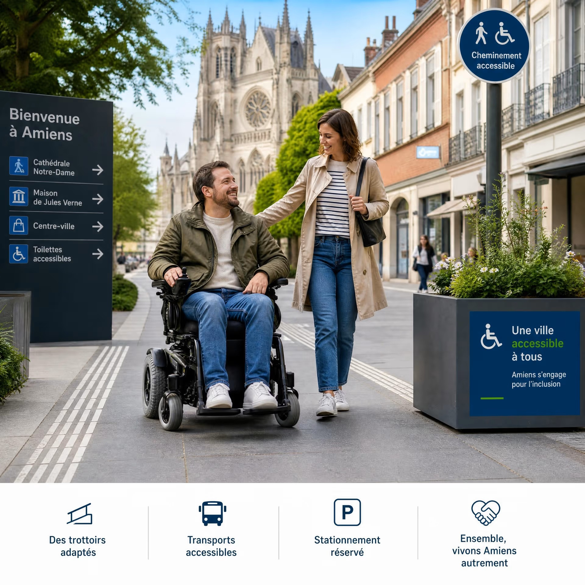 Amiens accessible : une ville inclusive pour tous